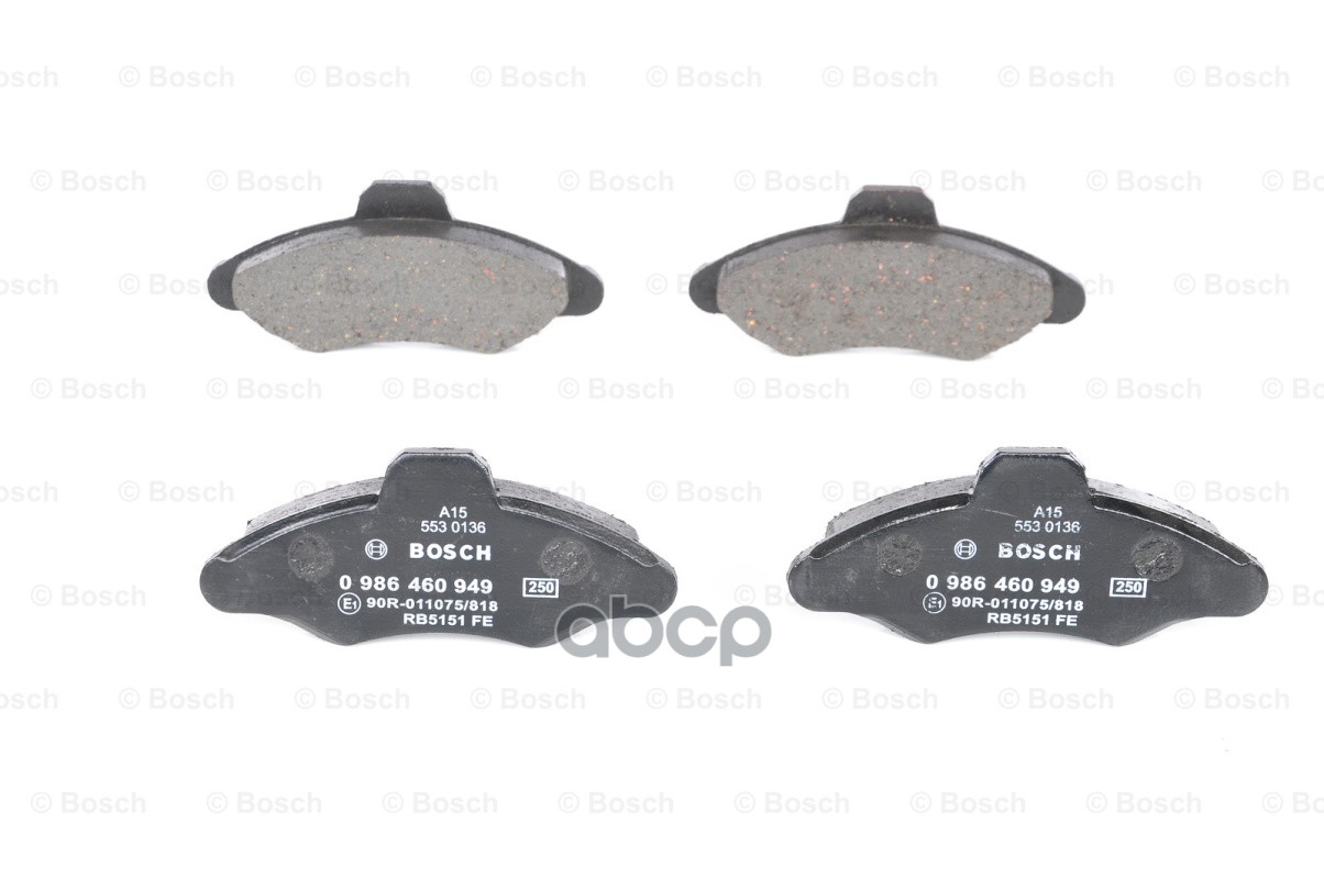 Колодки Тормозные Дисковые | Перед | Bosch арт. 0986460949