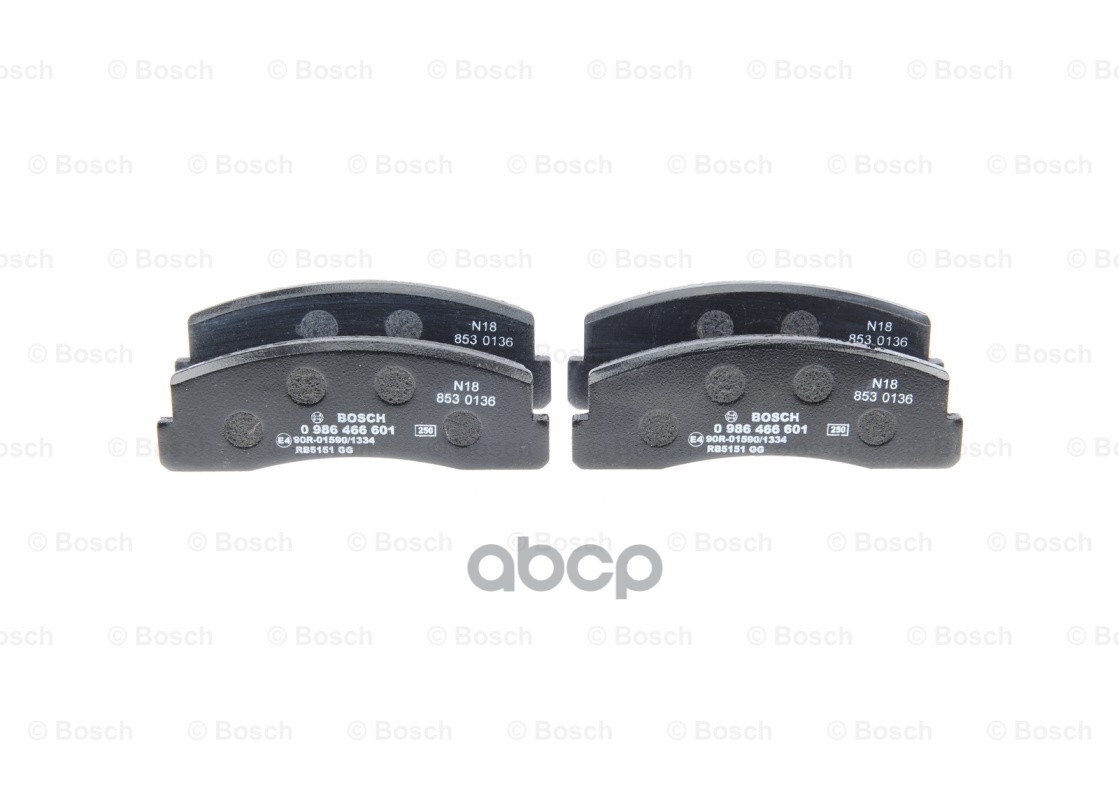 Колодки передние LADA Niva (2121-21214),4x4, CHEVROLET Niva (2123) BOSCH 0 986 466 601 Bosch арт. 0 986 466 601
