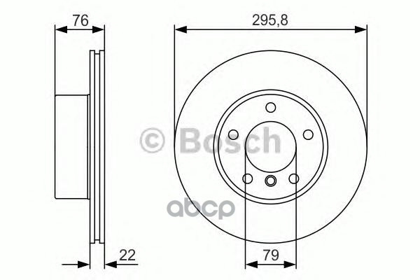 Диск Тормозной Premium 2, Передн, Bmw 523 I 95-00, Bmw 530 D 98-03, Bmw 528 I 95-00, Bmw 530 D Touring 98-04, Bmw 520 I 95-03...