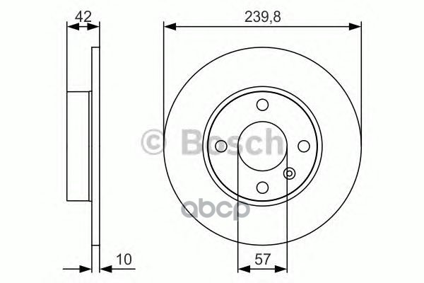 Диск тормозной Bosch арт. 0986479S52