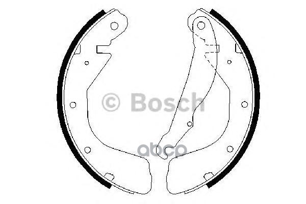 Колодки тормозные барабанные Bosch арт. 0986487264