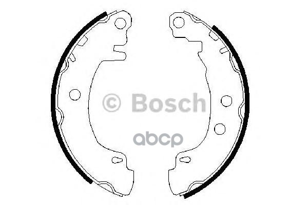 Колодки тормозные барабанные Bosch арт. 0986487550