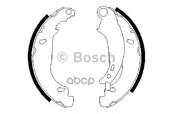 Колодки Тормозные Барабанные | Перед | Bosch арт. 0986487568