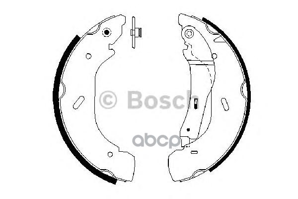 Колодки тормозные барабанные BOSCH 0 986 487 612 Bosch арт. 0 986 487 612