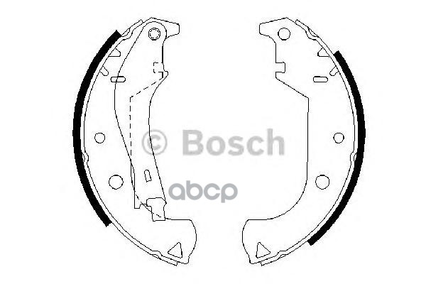 Колодки Торм К-Т Bosch арт. 0986487626