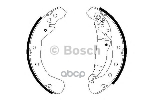 Колодки Тормозные Барабанные  | Зад | Bosch арт. 0986487658