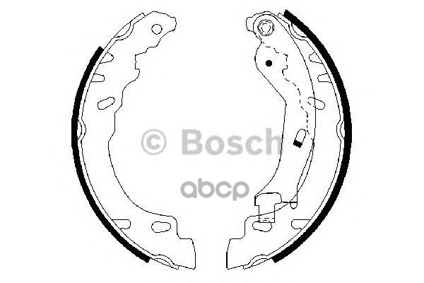 Колодки Тормозные Барабанные | Зад | Bosch арт. 0986487704