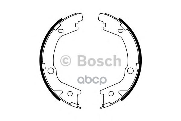 Колодки тормозные барабанные Bosch арт. 0986487770
