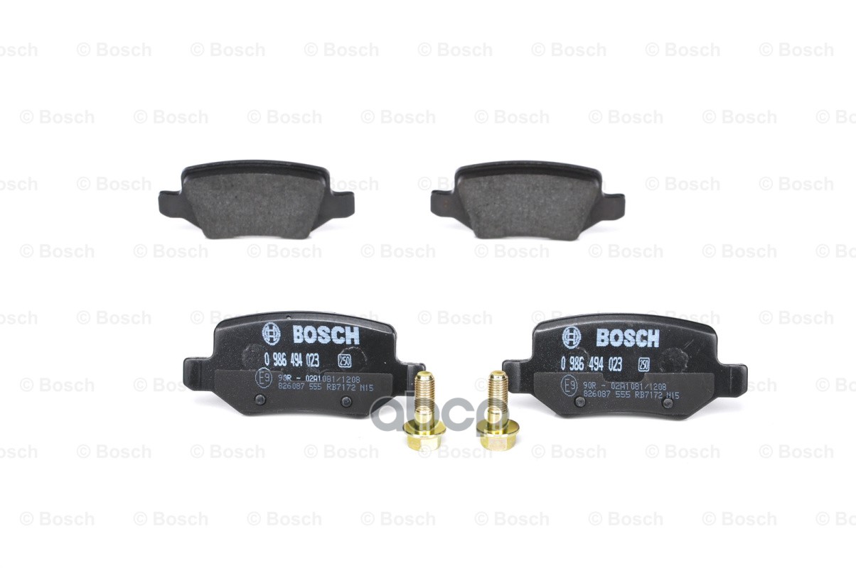 Колодки Торм Диск Mb A-Class (W168  169  245) Bosch арт. 0986494023