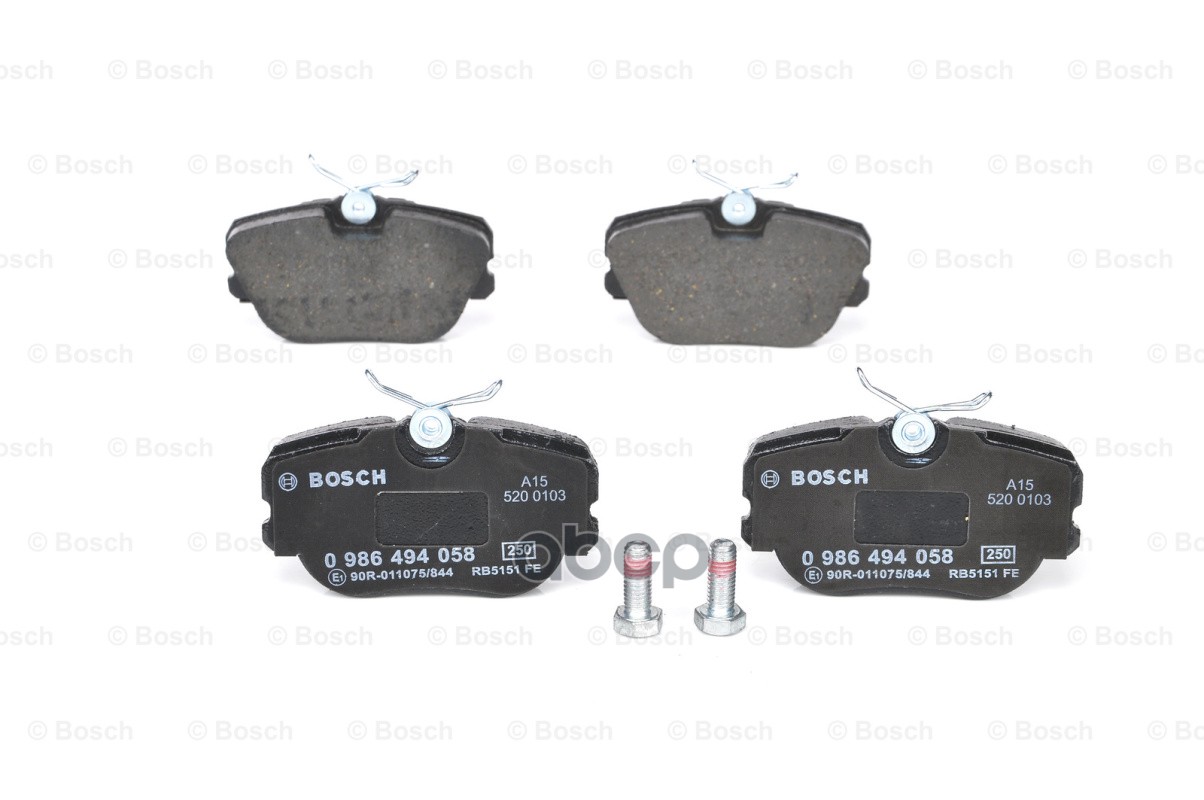 Колодки Торм Диск Передн К-Т Bosch арт. 0986494058
