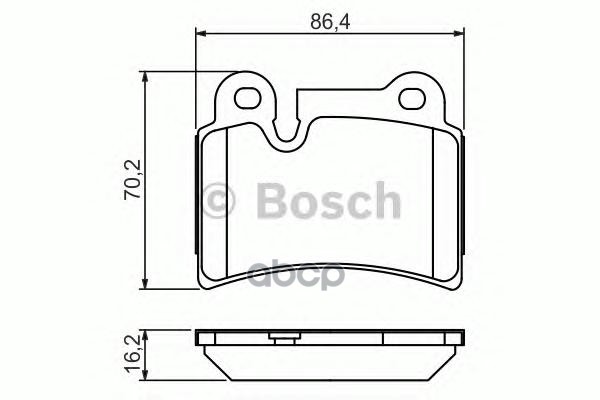 Колодки Тормозные Дисковые Задн Vw: Touareg (7La, 7L6, 7L7) 2.5 R5 Tdi/3.0 Tdi/3.0 V6 Tdi/3.2 V6/3.6 V6 Fsi/4.2 V8 Fsi/5.0 R5...