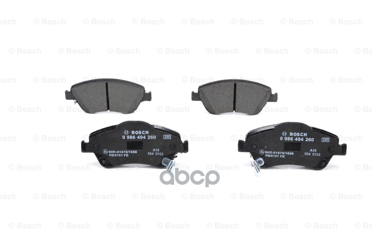 Колодки Тормозные Дисковые | Перед | Bosch арт. 0986494260