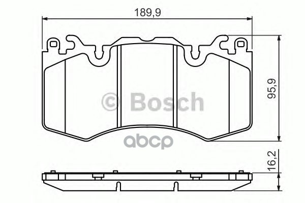 Колодки Дисковые 0986494440 Bosch арт. 0986494440