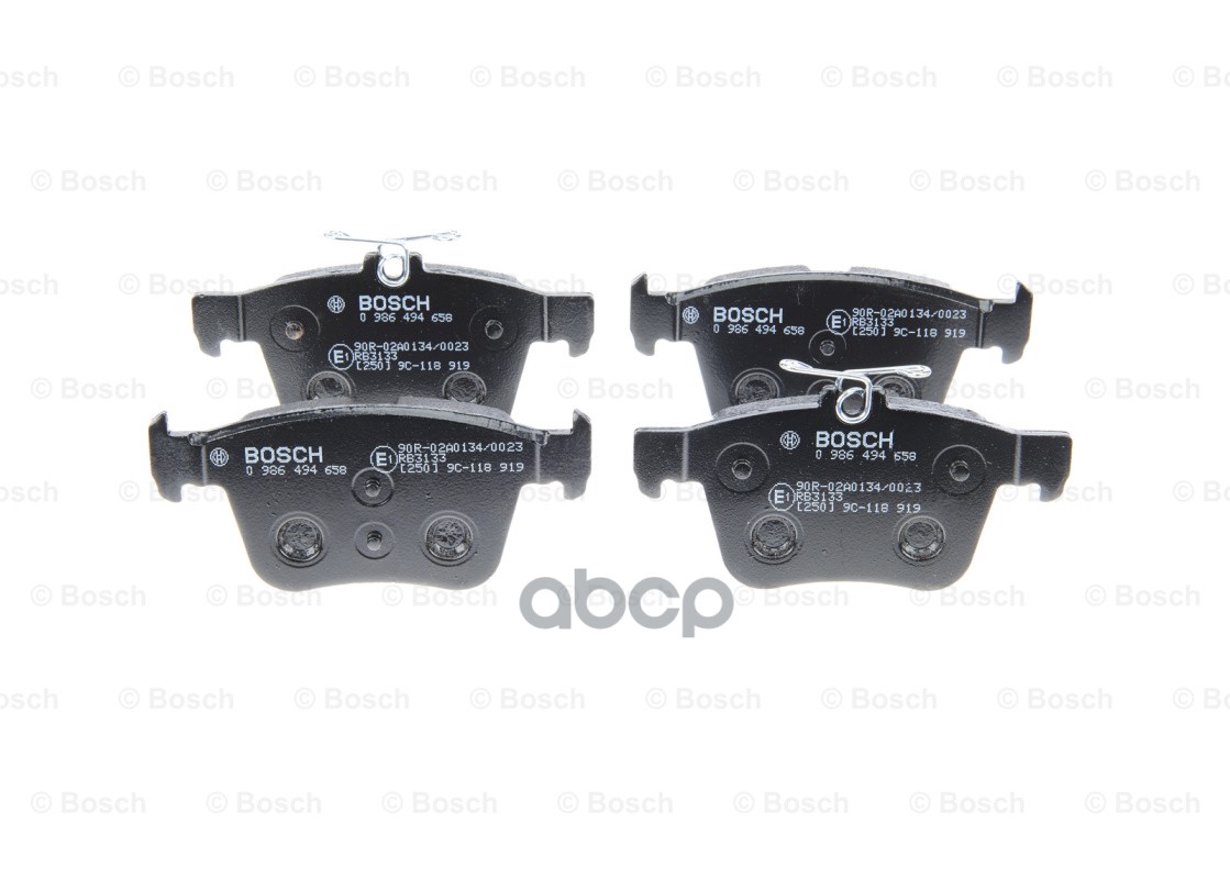 Колодки тормозные дисковые 0986494658 Bosch арт. 0986494658