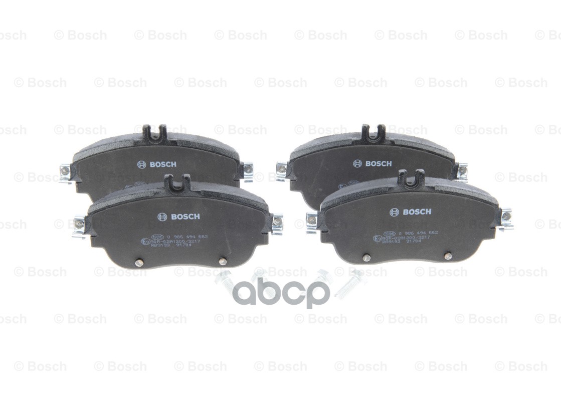 Колодки тормозные дисковые 0986494662 Bosch арт. 0986494662