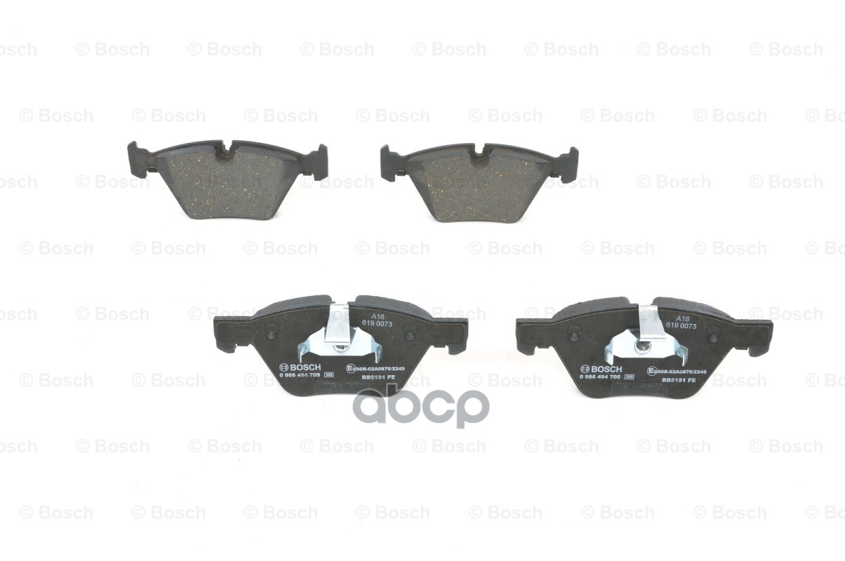 Колодки Тормозные Дисковые | Перед | Bosch арт. 0986494705