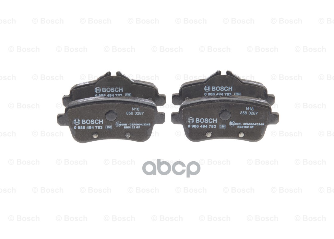 Колодки тормозные дисковые Bosch арт. 0986494783
