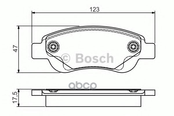 Колодки Тормозные Дисковые | Перед | Bosch арт. 0986495085