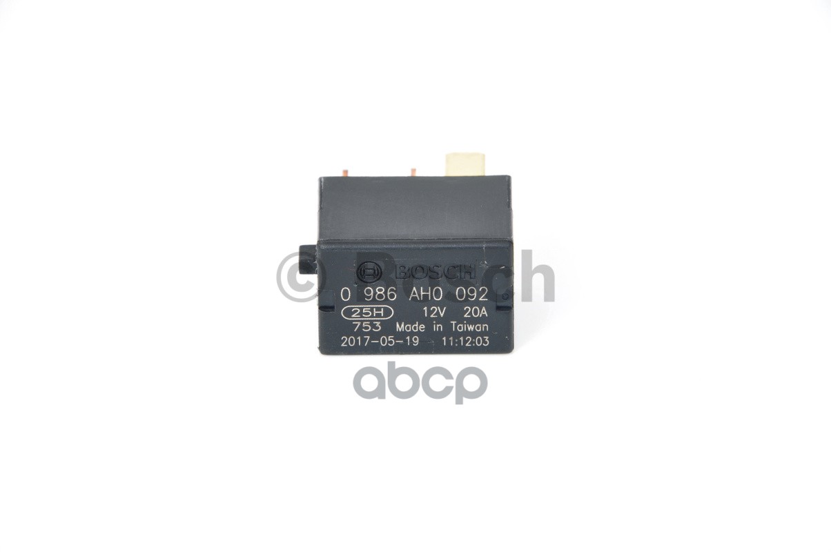 Реле, рабочий ток 0986AH0092 Bosch арт. 0986AH0092