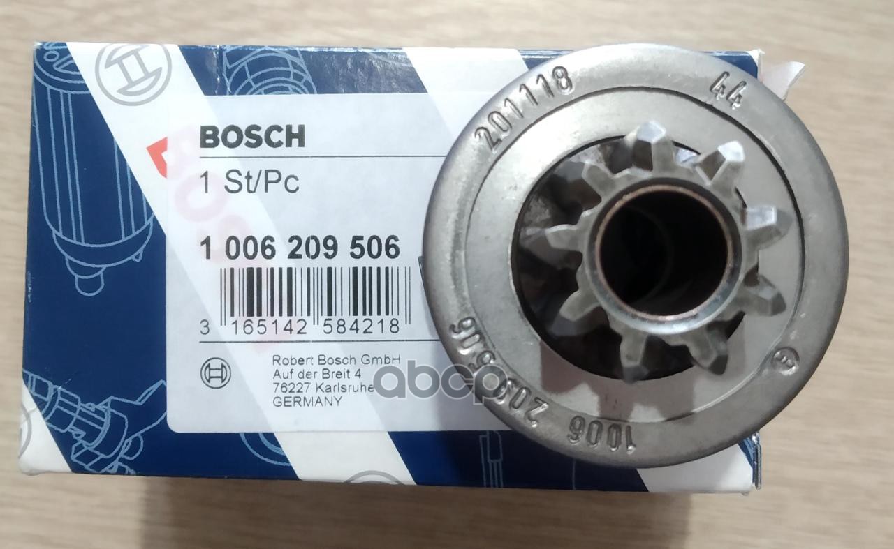 Бендикс Стартера Vw/Mercedes/Opel/Saab/Volvo/Fiat/Ford/Citroen Bosch арт. 1006209506