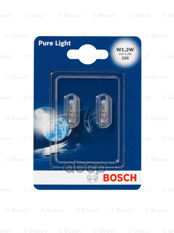 Лампа [2Шт] Standard W1.2w 12V 1,2W [Блистер] 1987301024 Bosch арт. 1987301024