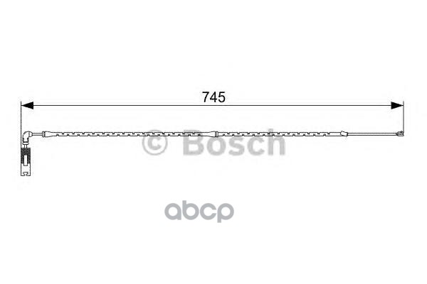 Датчик износа тормозных колодок Bosch арт. 1987473000