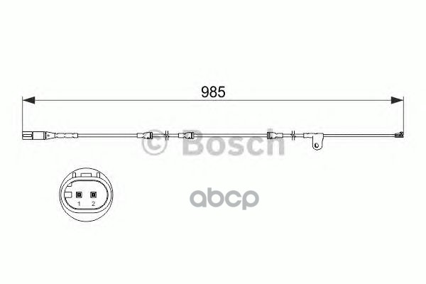 Датчик износа торм.колодки 1987473520 Bosch арт. 1987473520