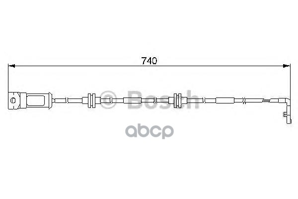 Датчик Износа Тормозных Колодок Bosch арт. 1987474933