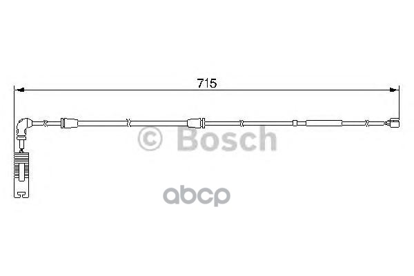 Датчик Износа Колодок 1987474946 Bosch арт. 1987474946