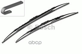 Щетки стеклоочистителя каркасные Twin spoiler 600/400мм крепление Hook Bosch арт. 3397010297