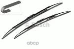 Щетки стеклоочистителя каркасные Twin 500/500мм крепление Hook Bosch арт. 3397118560