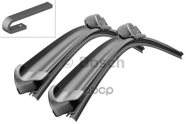 Щетки стеклоочистителя бескаркасные Aerotwin Retrofit 550/400мм крепление Hook Bosch арт. 3397118984