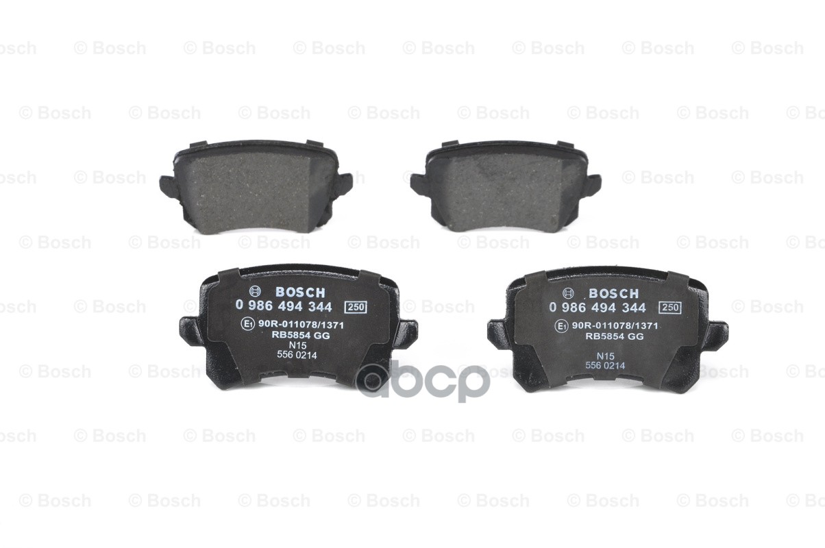 Колодки Тормозные Дисковые Задн Audi: Q3 (8U) 2.0 Tdi/2.0 Tdi Quattro/2.0 Tfsi Quattro 11-  Seat: A 986494344 Bosch арт. 9864...