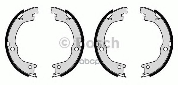 Колодки Тормозные Барабанные  | Зад | Bosch арт. F026008024