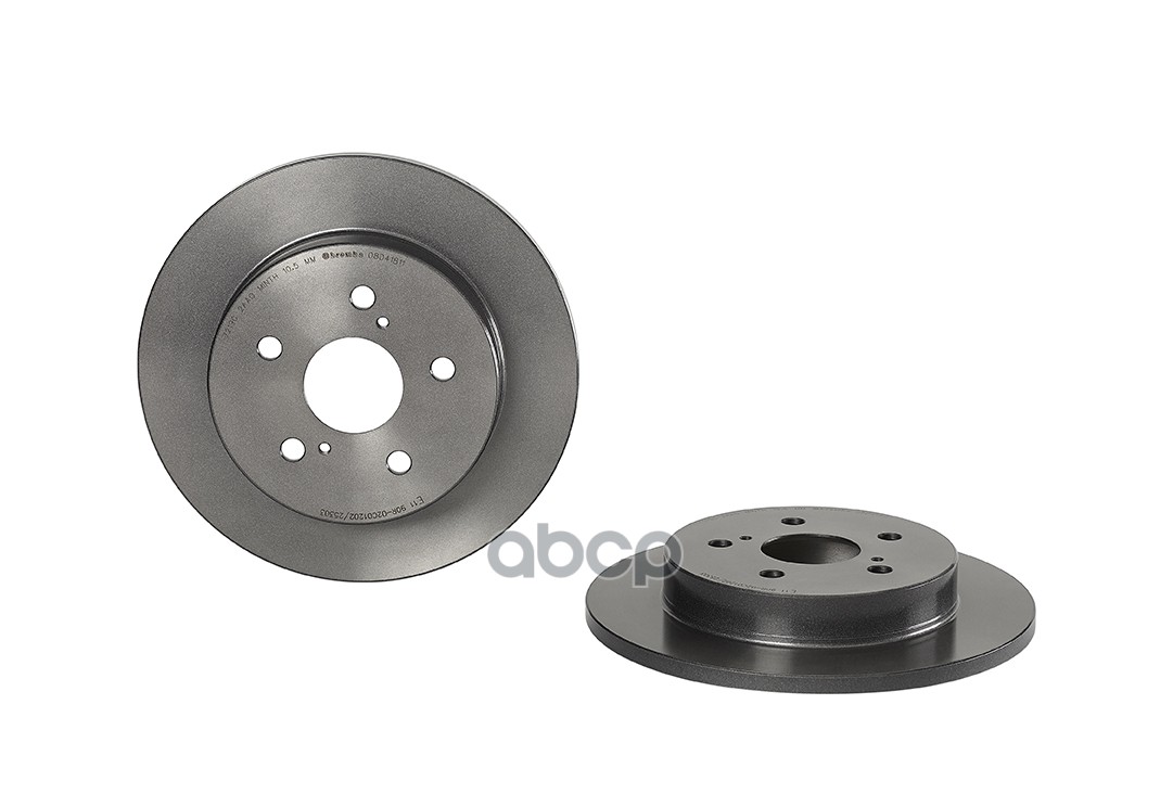 Диск тормозной задний LEXUS ES (_Z10_, _A10_, _H10_) 07/18- / LEXUS NX (_Z1_) 07/14- / LEXUS UX (_ Brembo арт. 08D41811