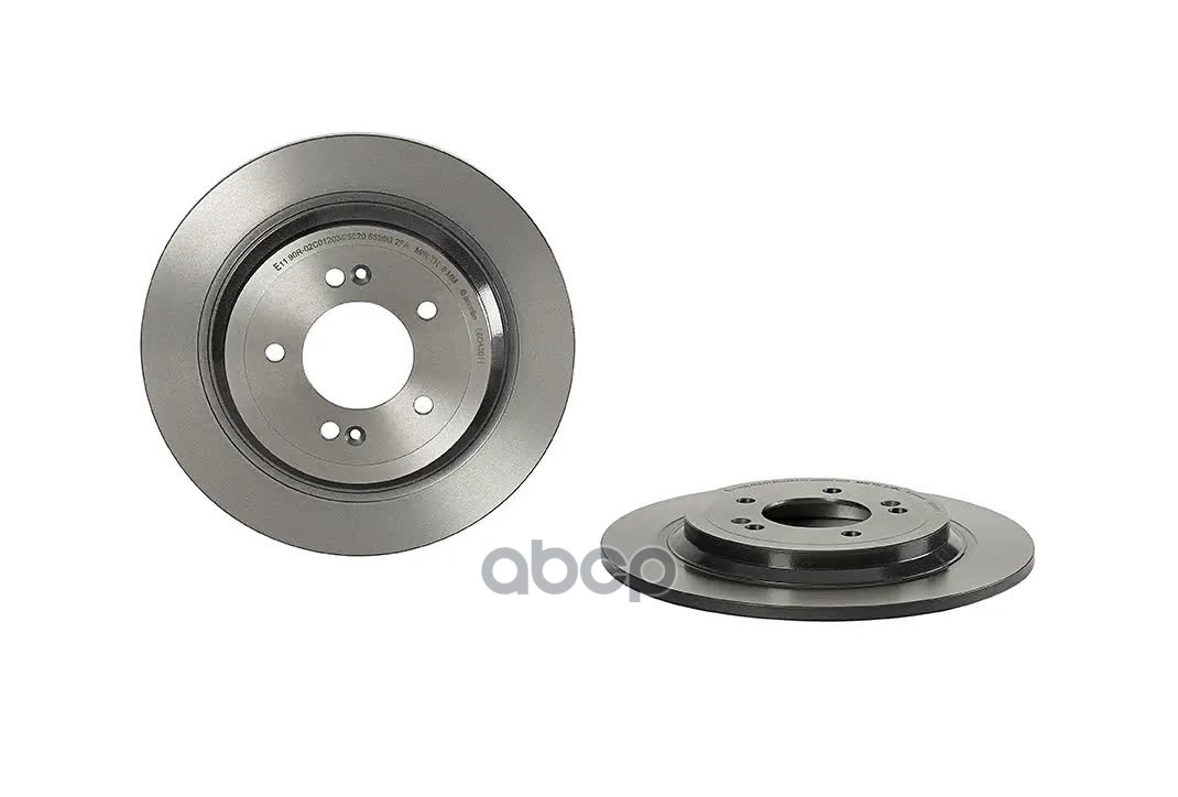Диск тормозной задн. с УФ покрытием HYUNDAI ix35 (LM  EL  ELH) 08/09-> / HYUNDAI NEXO 03/18-> / HYUN Brembo арт. 08.d430.11