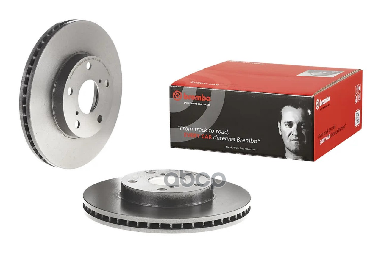 Диск тормозной передн. с УФ покрытием TOYOTA RAV 4 II (_A2_) 06/00-11/05 Brembo арт. 09.9185.11