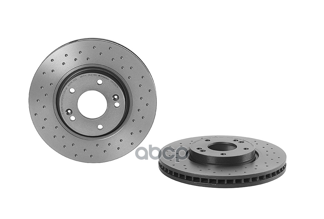 Диск тормозной передн. серии Brembo Xtra HYUNDAI i40 (VF) 03/12-> / HYUNDAI i40 CW (VF) 07/11-> / HY Brembo арт. 09.a532.1x