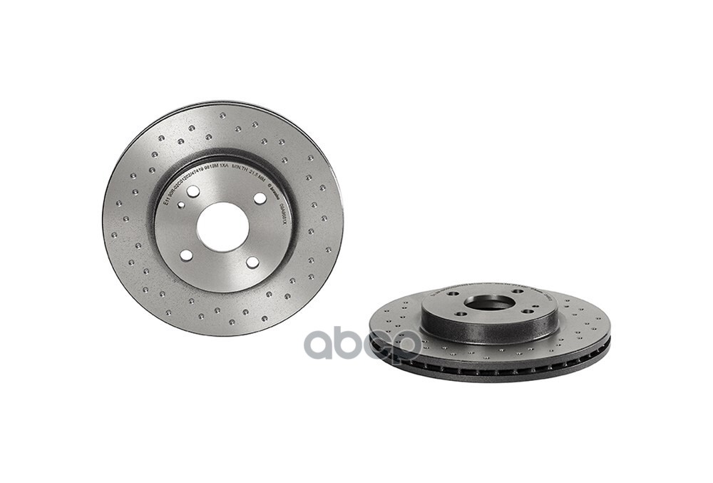 Диск Тормозной Xtra | Перед | Brembo арт. 09A9681X
