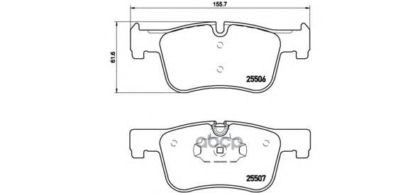 Колодки тормозные P06070 Brembo арт. P06070
