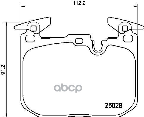 Колодки передние BMW 116/118/120d/320i/320d/325d 12/10-> BREMBO P06088X Brembo арт. P06088X