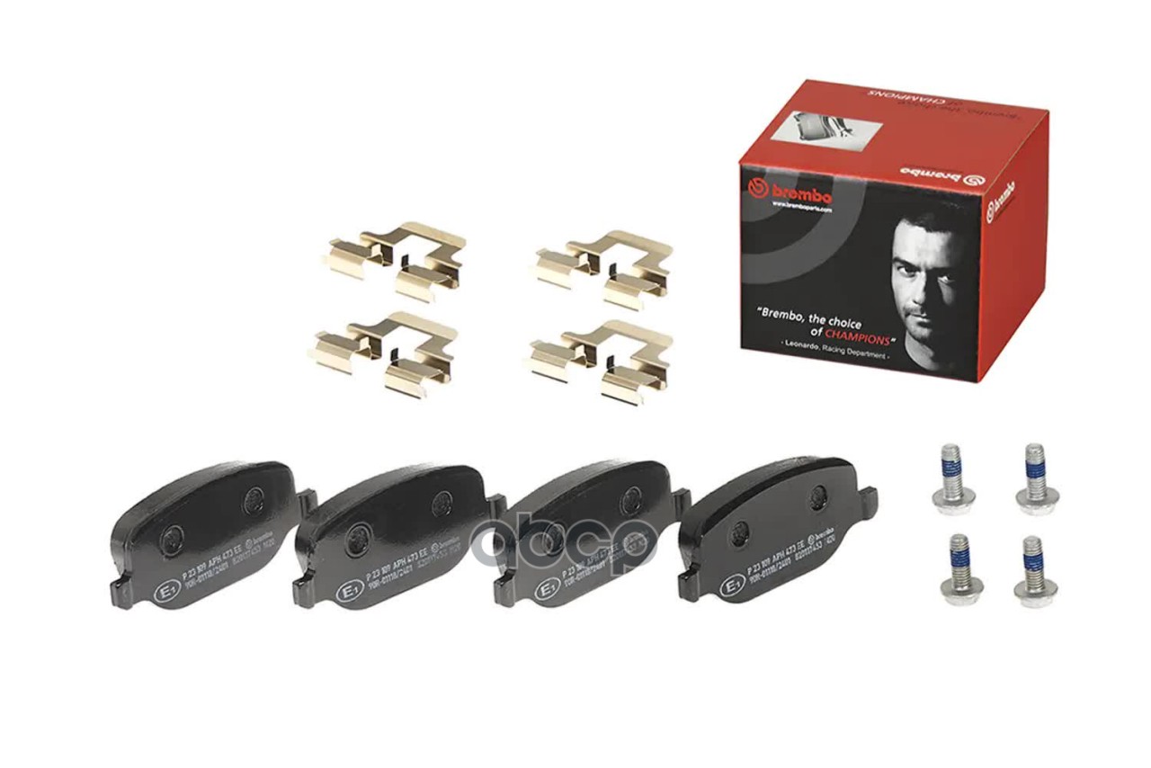Колодки тормозные дисковые задн. ALFA ROMEO 159 (939_) 09/05-12/12 / ALFA ROMEO 159 Sportwagon (939_ Brembo арт. p23109