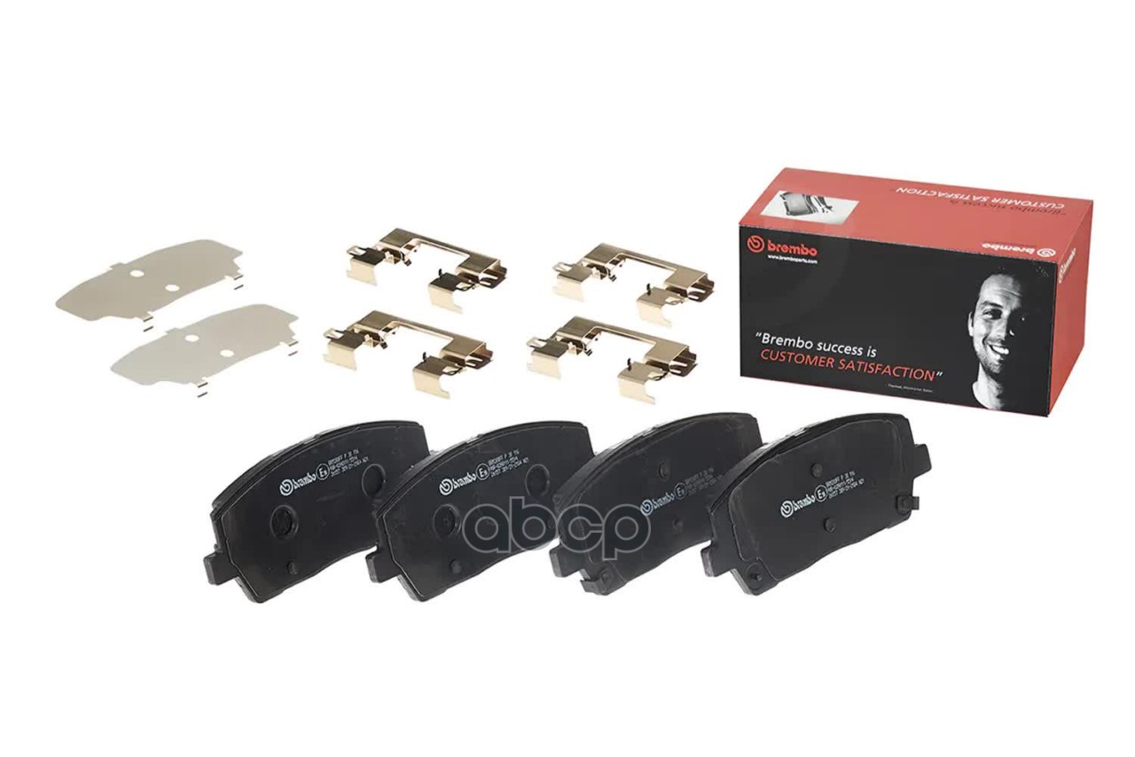 Колодки тормозные дисковые передн. HYUNDAI SANTA FE IV (TM  TMA) 02/18-> / HYUNDAI SANTA FE IV SUV V Brembo арт. p30116