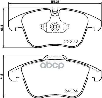 Колодки Тормозные Передние Jaguar Xe 1 Brembo P36030 Brembo арт. P36030
