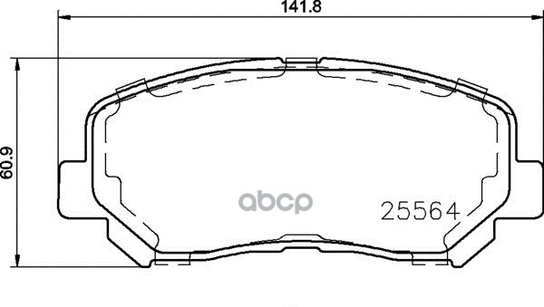 Колодки тормозные дисковые Brembo арт. P37019