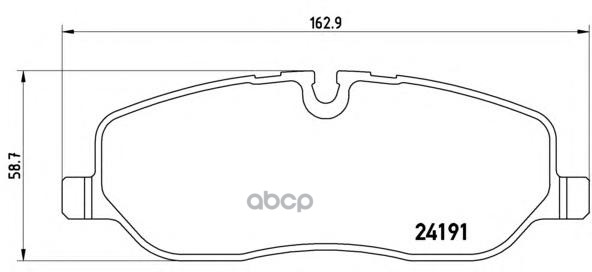 Колодки тормозные (Спереди) Land Rover Discovery 04-13 / Range Rover 02-12 / Range Rover Sport 05-09 Brembo арт. P 44 014