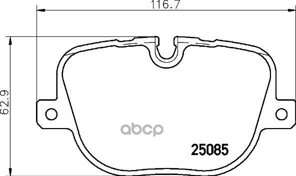 Колодки тормозные (Сзади) Land Rover Range Rover 02-12 / Range Rover Sport 05-13 Brembo арт. P 44 025