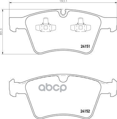 Колодки Тормозные P50115 Brembo арт. P50115