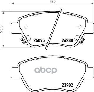 Колодки Тормозные Дисковые | Перед | Brembo арт. P59081
