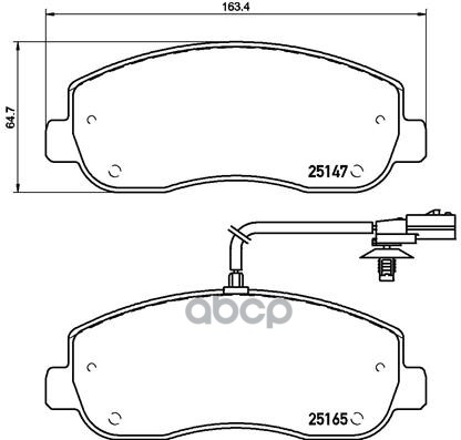 Колодки тормозные P68062 Brembo арт. P68062